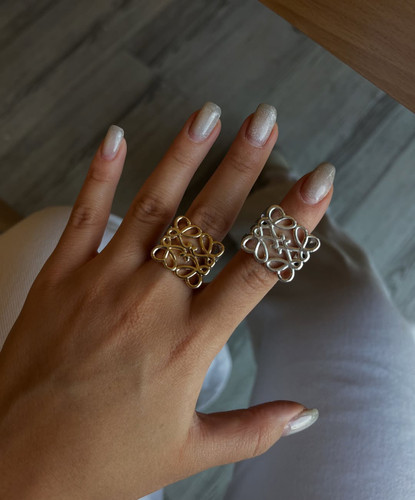 انگشتر مینیمال دفرمه